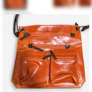 Shiraleah Vibrant Orange Crossbody Bag